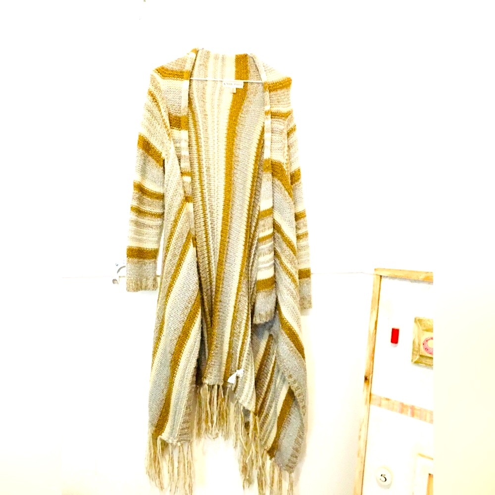 Knox Rose fringed cardigan